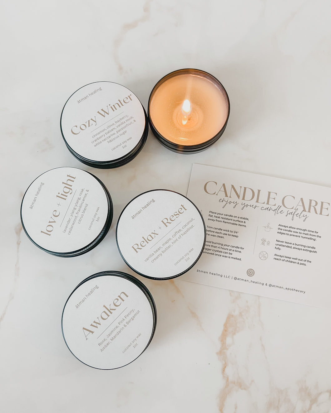 Candle Sample Set - 4 pack