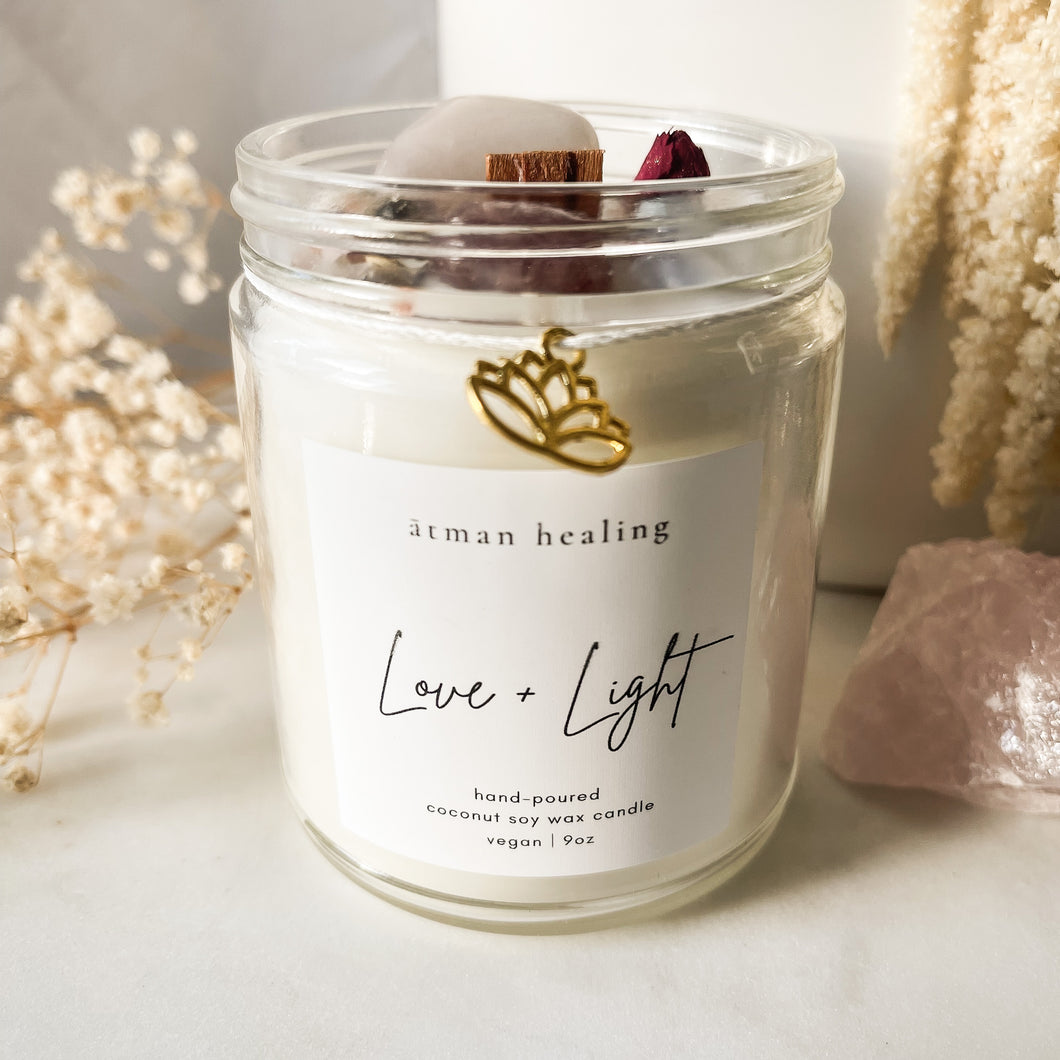 Love + Light Candle (PRE-ORDER ONLY)